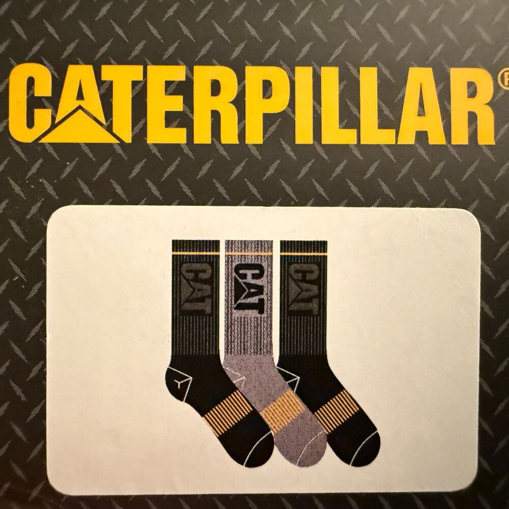 3 pair Caterpillar Sock Gift Set - Free Shipping - Picture 2 of 14
